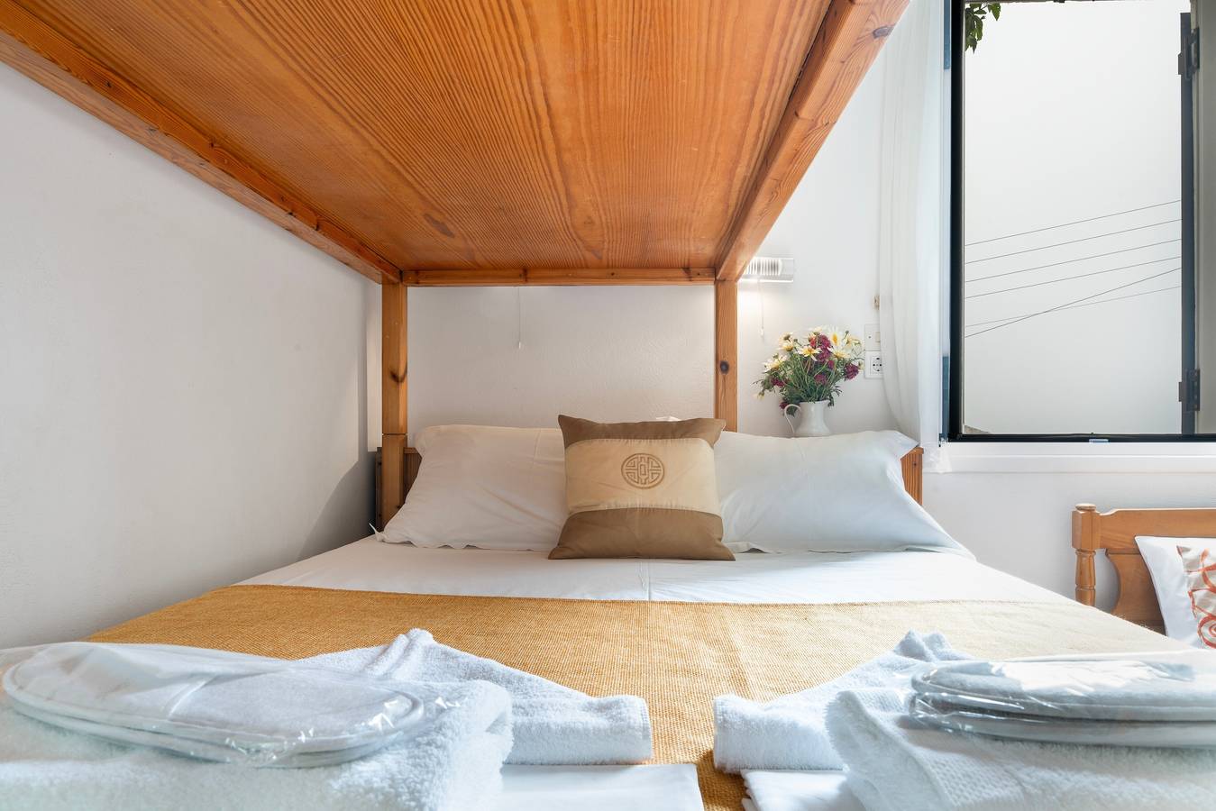 Chambre 2 à l’Hôtel Pagali avec vue sur le jardin in Amorgos