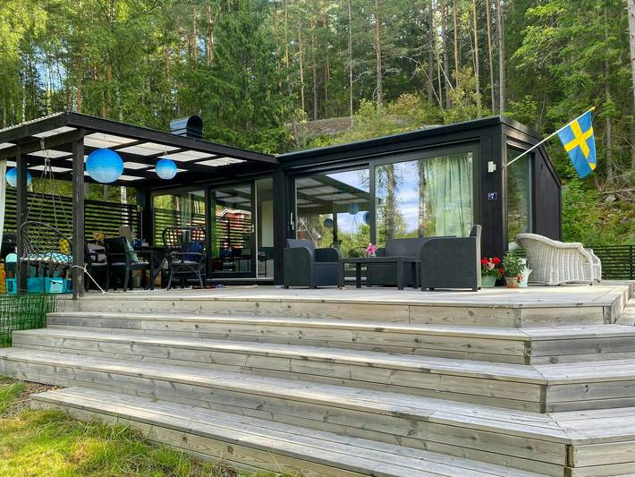 Ferienhaus für 4 Personen, mit Sauna und Terrasse, kinderfreundlich in Linköping
