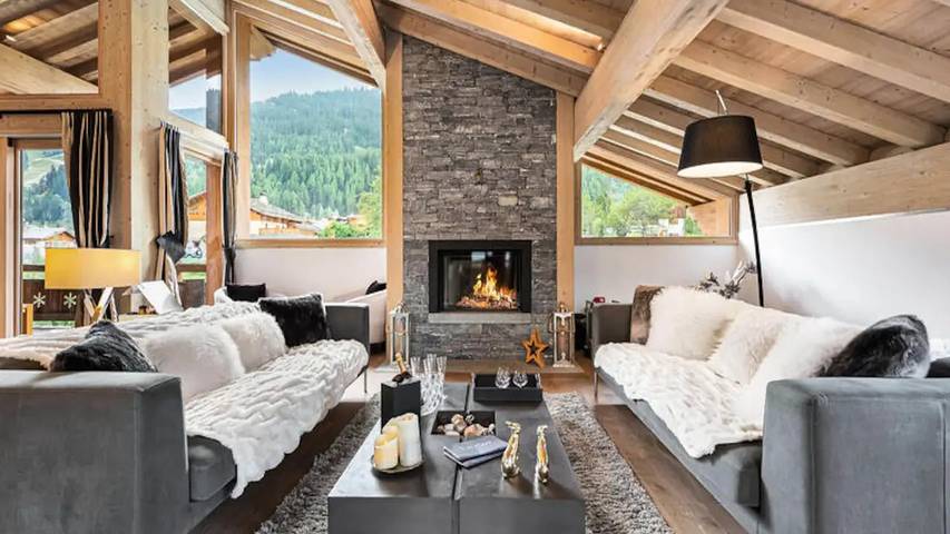 Chalet pour 15 personnes, avec Balcon et Piscine dans Courchevel 1300 (Le Praz)