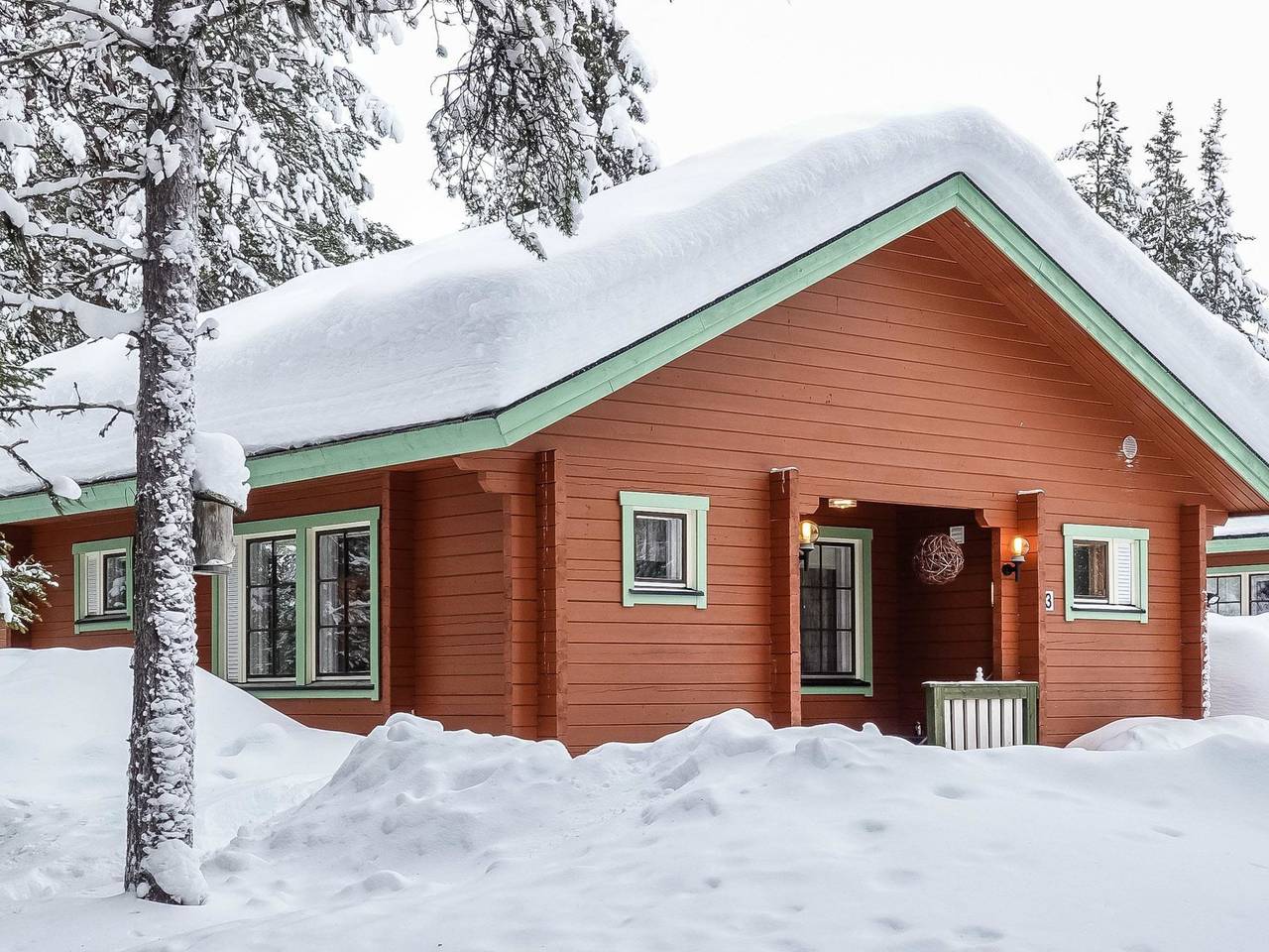 Log Cabin for 4 People in Raattama, Kittilä