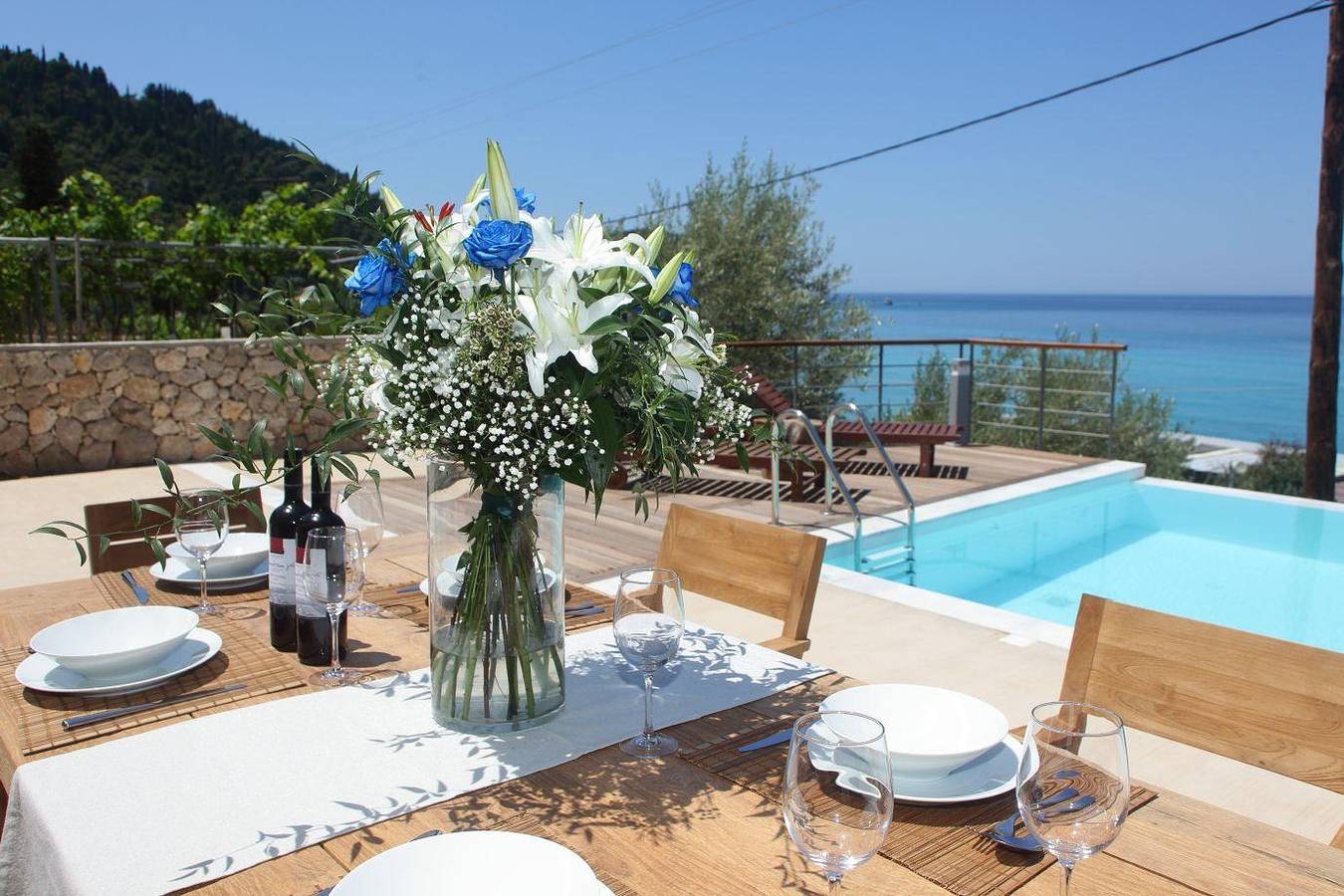 Fantastisches Haus in Agios Nikitas mit privatem Pool und malerischer Aussicht in Agios Nikitas, Griechenland