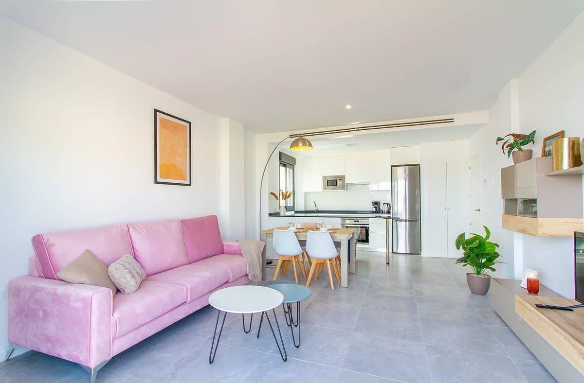Entire apartment, Pink Sea • 2 Bedroom • Pool • Camporrosso Village in Golf Bahia, Finestrat