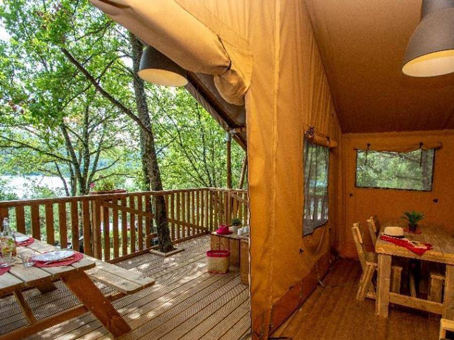 Camping De Savel - Insolite 4 personnes - Tente Safari 4p in Mayres-Savel, Vercors