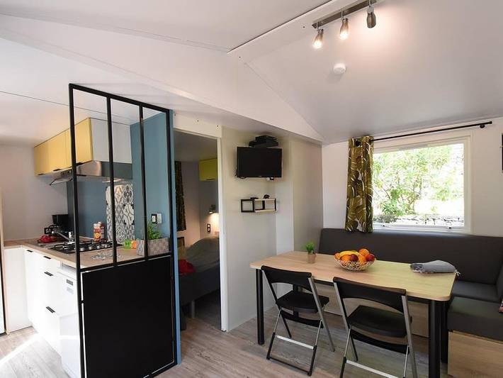 Camping Sites et Paysages - Les Pinèdes  - Mobilheim 6 personen - Cottage Privilège Soléa in La Colle-sur-Loup, Mittelmeerküste (Frankreich)