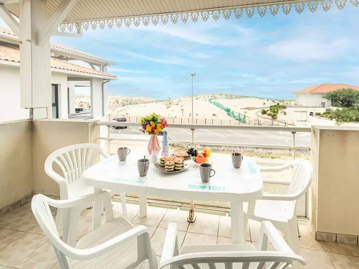Gîte pour 4 personnes, avec balcon dans Plage sud (Mimizan Plage) - 2