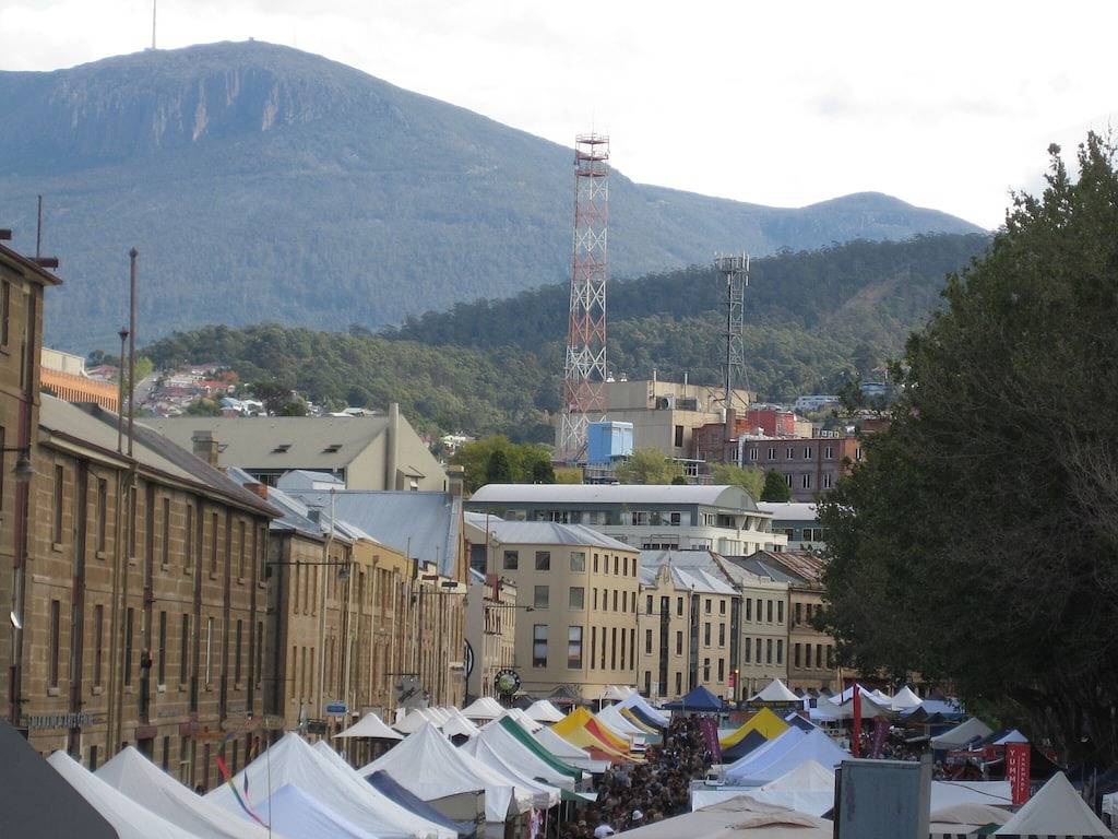 Ganze Wohnung, Rote Tür Wohnung in Battery Point (Blick auf das Wasser) in Hobart, Tasmanien