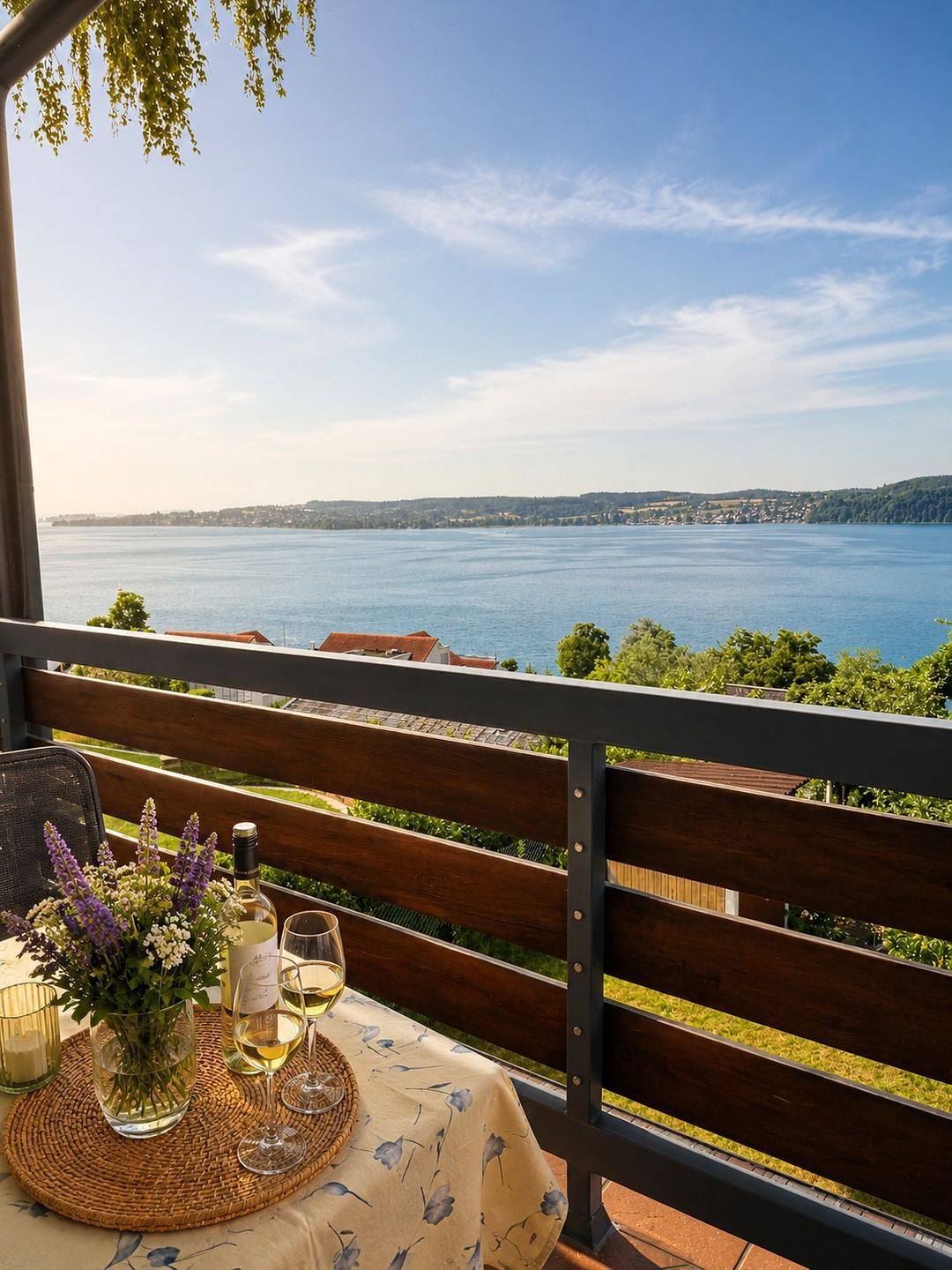 Ganze Wohnung, Fewo Seeblick Säntis – Apartment mit traumhafter Bodenseesicht in Überlingen in Überlingen, Region Bodensee-Oberschwaben
