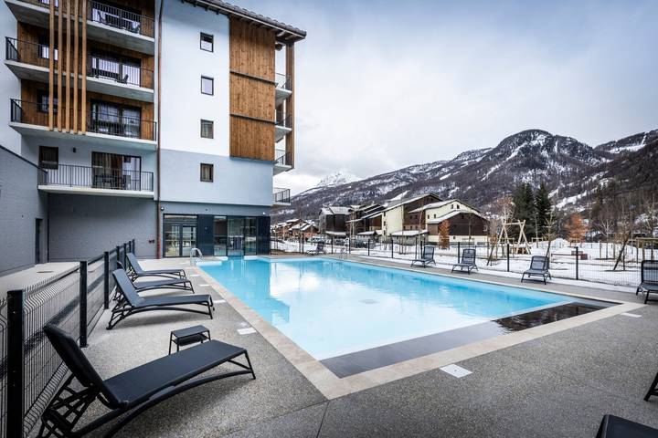 Appartement de vacances pour 4 personnes, avec Balcon et Terrasse ainsi que Piscine et Sauna dans Hautes-Alpe - 3