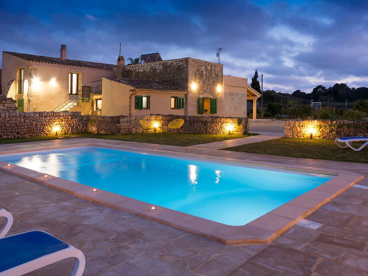 S'Hort de Marina mit Pool in Es Trenc, Campos