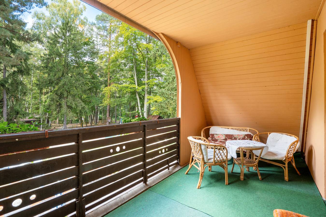 Ganze Wohnung, Ferienwohnung 'Finnhütte' mit Balkon in Niesky, Oberlausitz-Niederschlesien