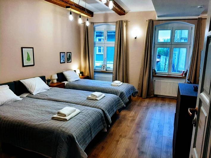 Apartament wakacyjny dla 4 osób, z Ogród w Zielona Góra