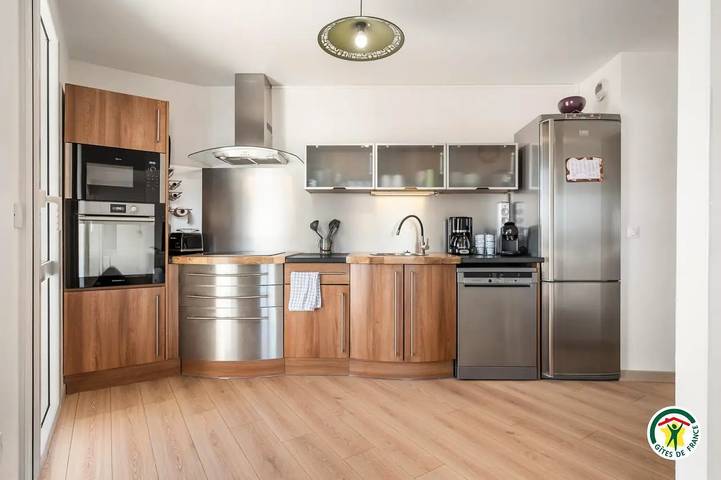 Gîte pour 6 personnes, avec vue et balcon, animaux acceptés dans Port De Fecamp - 3