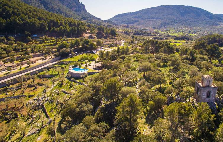 Apartment mit Meerblick, Pool und Terrasse, 1,5 km von Port de Valldemossa entfernt. in Valldemossa, Mallorcas Küste