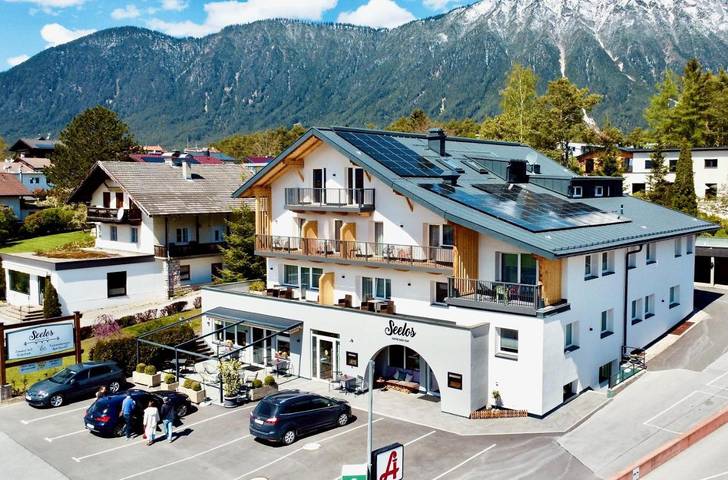 Ferienwohnung für 4 Personen, mit Balkon und Terrasse sowie Garten und Ausblick