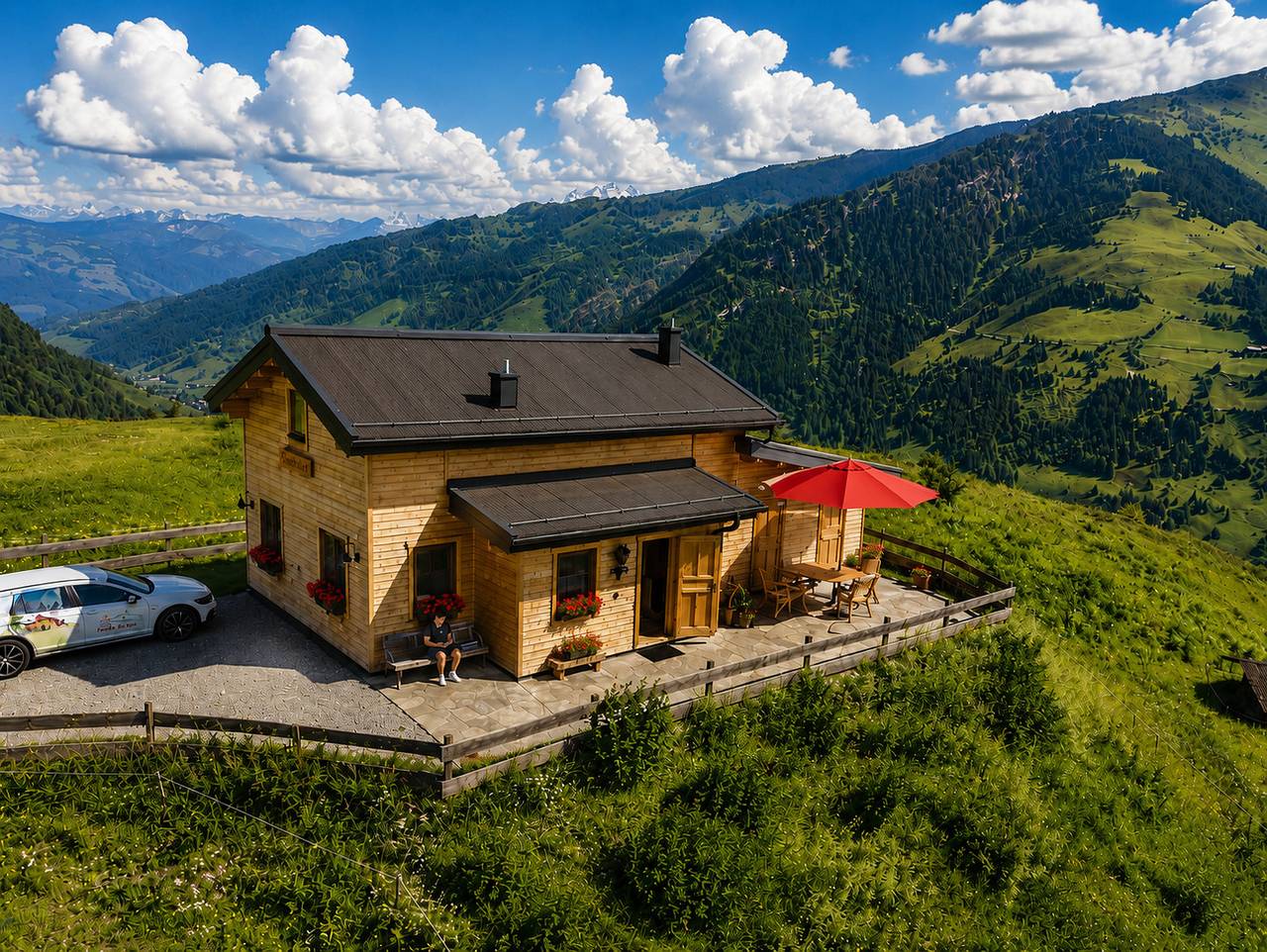 Hüttenurlaub in Rauris  traumhafte Alleinlage mitten im Skigebiet & Wandergebiet in Rauris, Ski Amadé