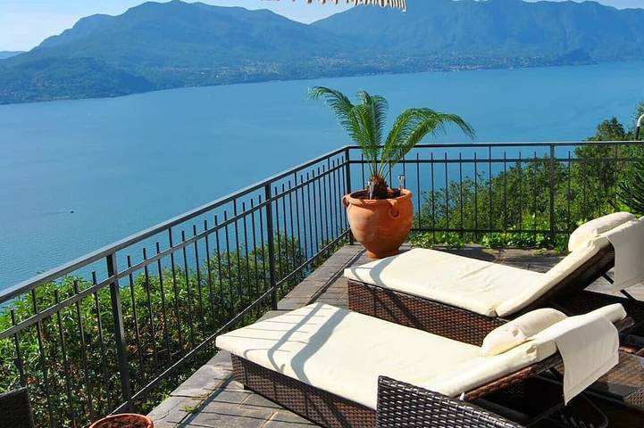 Ferienhaus für 3 Personen, mit Balkon und Garten in Trarego Viggiona
