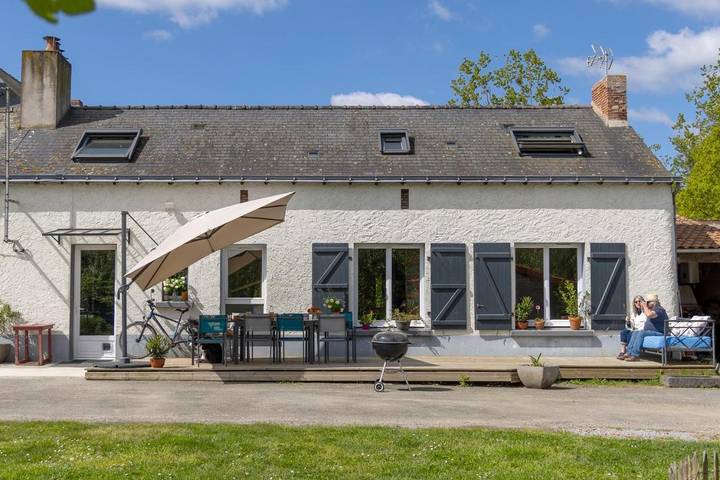 Chambre d’hôte pour 2 personnes, avec terrasse et jardin, animaux acceptés