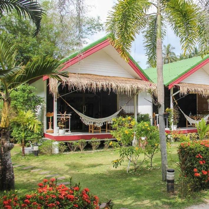 Apartamento para 4 personas, con piscina y jardín en Koh Phangan