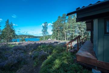 Villa für 8 Personen, mit Garten und Seeblick sowie Ausblick, mit Haustier in Schweden