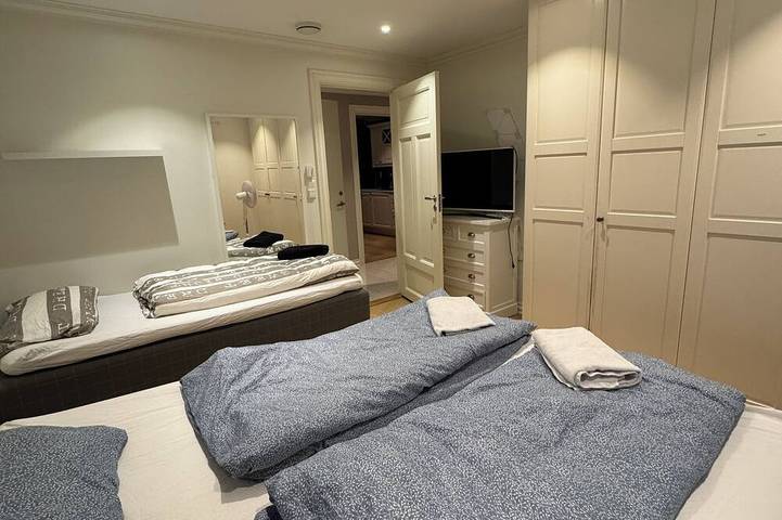 Ganze Wohnung, Luxury 2-bedroom cinema apartment in peaceful Soereidgrend in Fana, Bergen