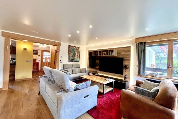 Chalet pour 6 personnes, avec Balcon ainsi que Terrasse et Jardin à Combloux - 3