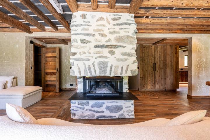 Chalet 'Gaston' avec vue sur les montagnes, Wi-Fi et climatisation in Champagny-en-Vanoise, Massif de la Vanoise