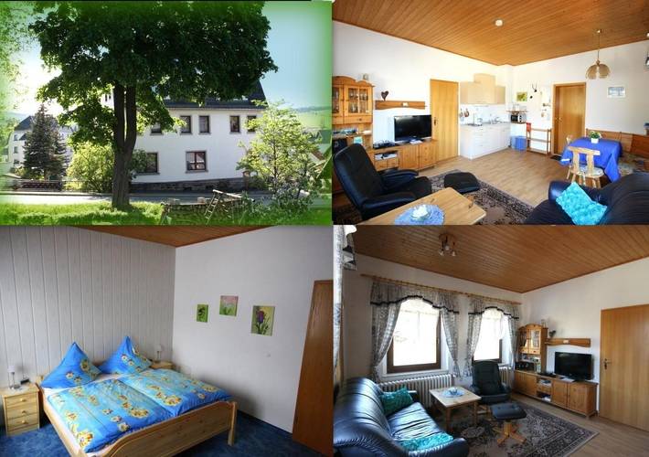 Ferienwohnung für 4 Personen, mit Garten in Sehmatal