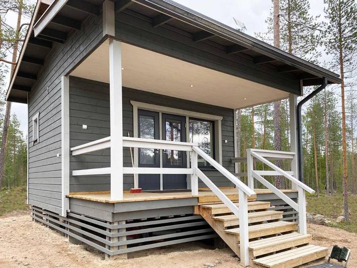 Chalet pour 2 personnes, avec terrasse ainsi que sauna et vue à Rovaniemi - 4