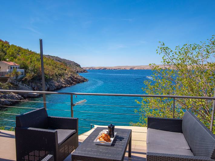 Apartament wakacyjny dla 4 osób, z taras w Kvarner