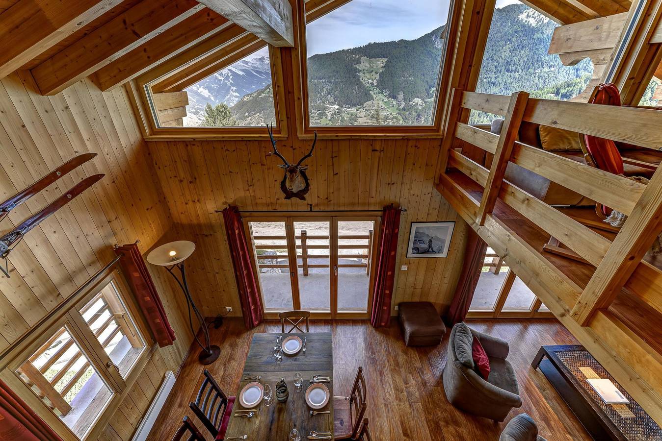 Chalet Chalet Snowfall - jacuzzi - views in La Tzoumaz, Riddes