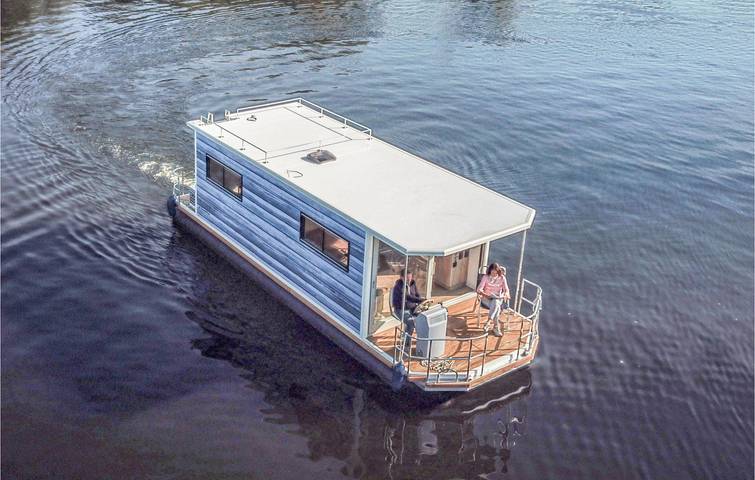 Hausboot für 4 Personen, mit Terrasse und Seeblick
