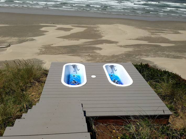 Vacation rental for 10 people, with hot tub and terrace in Newport (Oregon)