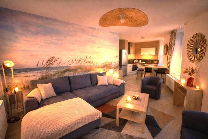 Vakantiewoning voor 6 personen, met zwembad en uitzicht in Boulogne-sur-Mer