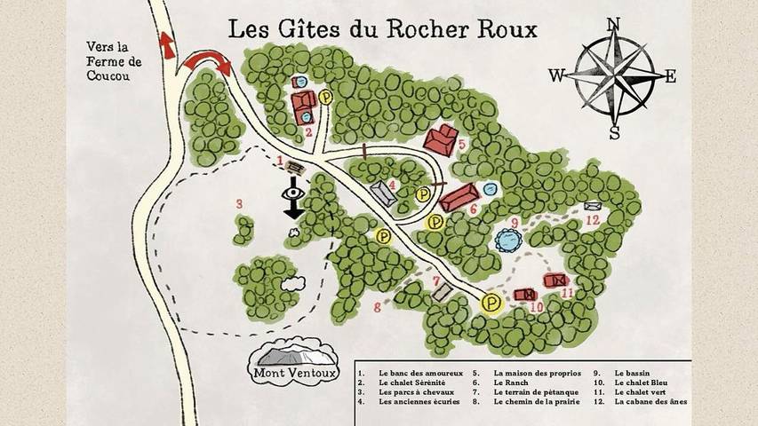 Location de vacances pour 4 personnes, avec vue ainsi que jardin et piscine, animaux acceptés à Arpavon - 2