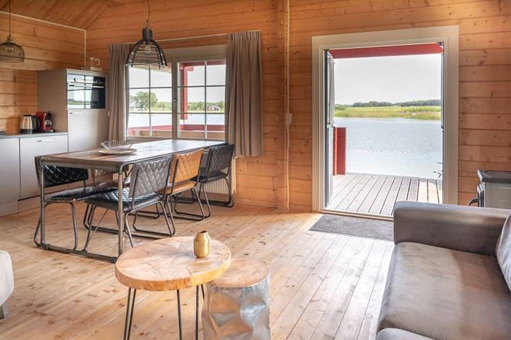 Lodge für 6 Personen, mit Seeblick und Terrasse sowie Balkon/Terrasse in den Niederlande - 3