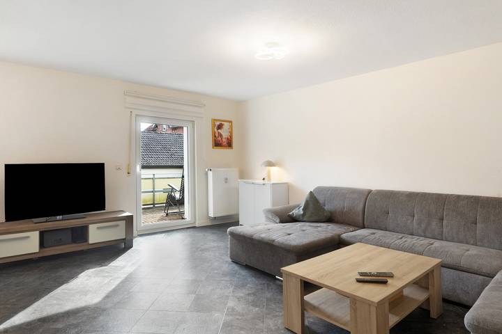 Geheel appartement, Appartement 'Schneider' met balkon en sauna in Bad Wildungen, Landkreis Waldeck-Frankenberg