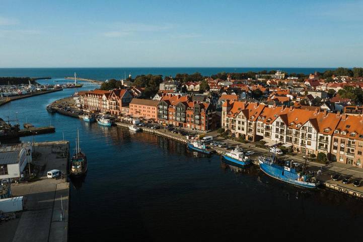 Ferienwohnung für 8 Personen, mit Balkon und Ausblick in Ustka