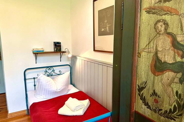 Zimmer 5 - Einzelzimmer Der Wanderer - Herrenhaus Libnow in Murchin, Vorpommern Greifswald