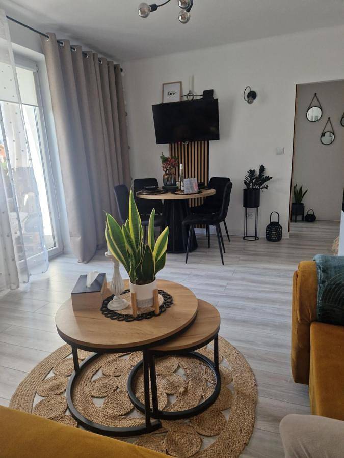 Apartament wakacyjny dla 4 osób, z Balkon i Taras w Morąg