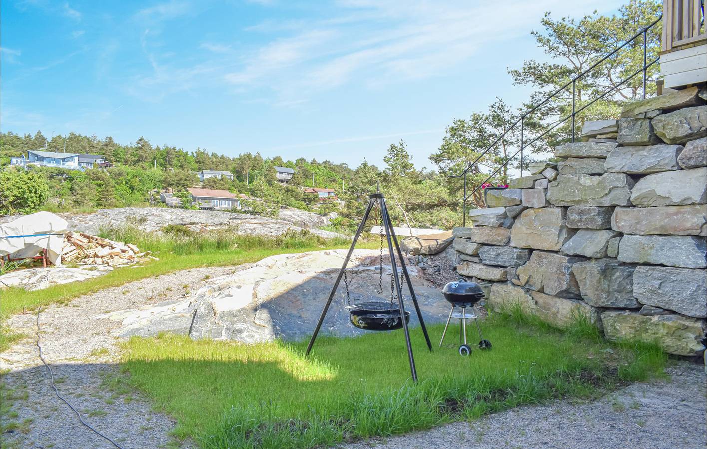 Hel ferieleilighet, Ferieleilighet for 6 personer med hage in Søgne 