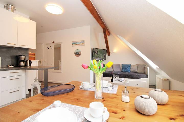 Ferienwohnung für 3 Personen, mit Sauna und Garten, mit Haustier