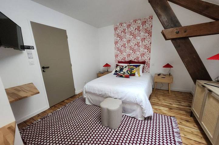 Chambre d’hôte pour 2 personnes, avec Jacuzzi