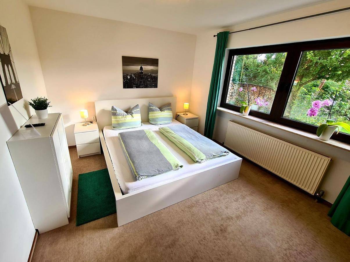 Ganze Wohnung, Ferienwohnung für 8 Personen mit Ausblick in Bad Kissingen, Rhön-Bayern