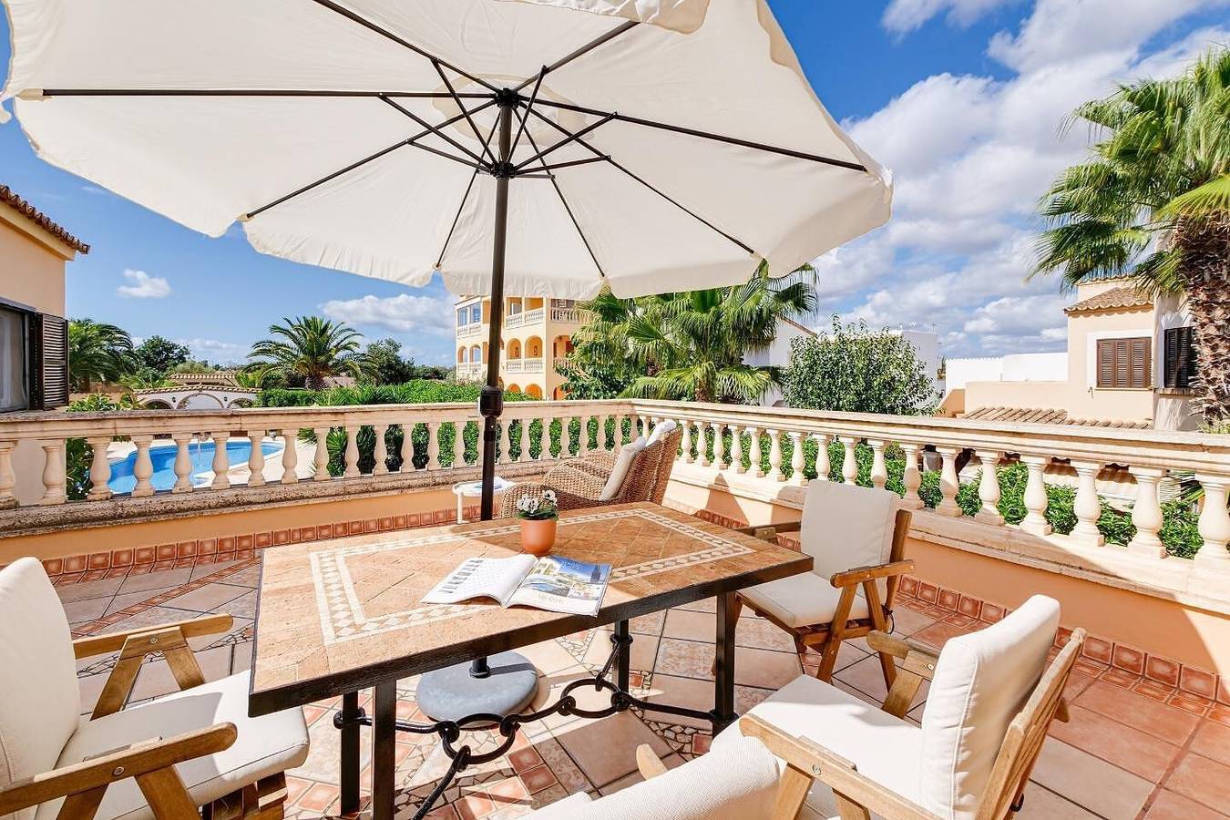 Ferienhaus "Apartamento Casa de Maretas" mit Pool, Klimaanlage, Wlan, Balkon, Terrasse und Garten in Cala Santanyí, Santanyí
