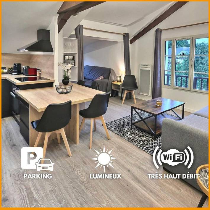 Appartement de vacances pour 4 personnes, avec Jardin et Vue à Gerde (homonymie)