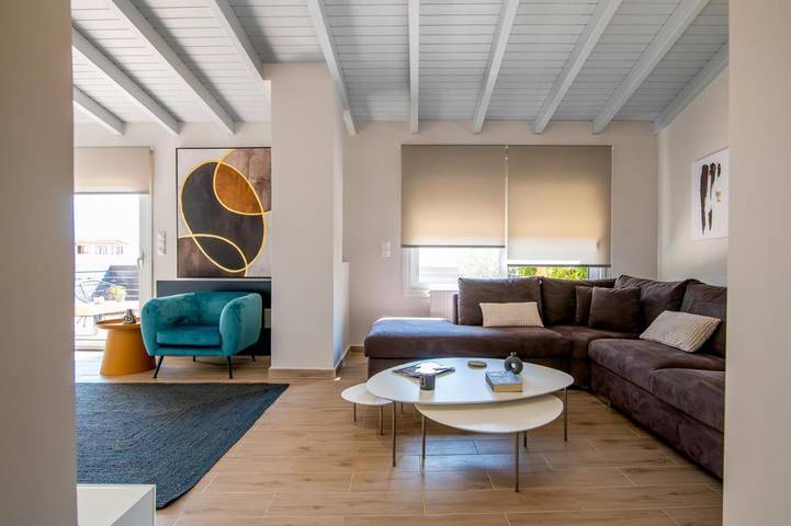 Appartement de vacances pour 3 personnes, avec Balcon ainsi que Terrasse et Vue