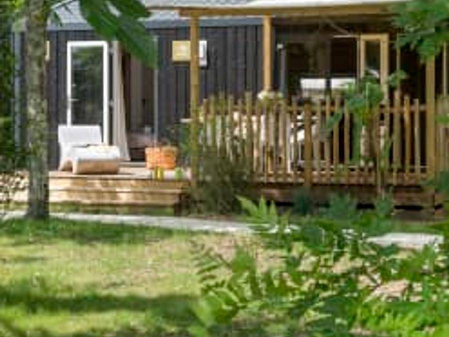 Camping Sandaya Sanguinet Plage - Mobile home 4 persons - Cottage Cocoon 4p 2bed 2bath Clim Premium in Sanguinet, Côte d’Argent