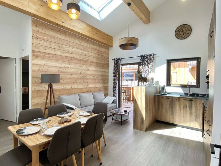 Location de vacances pour 6 personnes, avec Balcon à Praz-sur-Arly