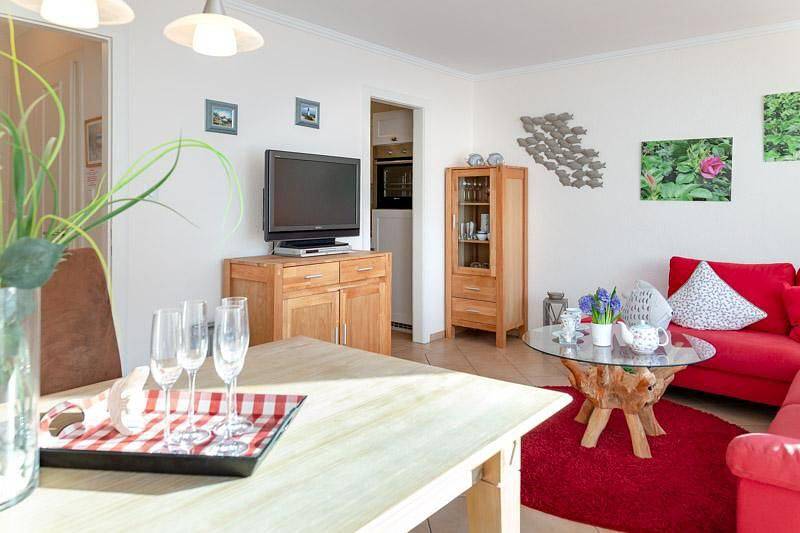 Ganze Wohnung, Haus Atlantik, am Strand, 4. Og, moderne 2 Zimmerwohnung mit Balkon in Westerland, Sylt (Gemeinde)