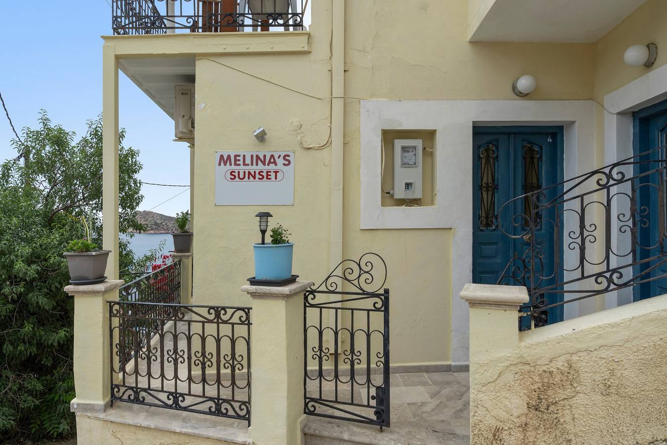Studio entier, Studio romantique « Two Spaces » avec vue mer et coucher de soleil à Kalymnos in Myrties, Kalymnos